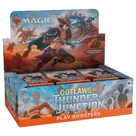 mtg thunder junction play booster box|outlaws of thunder booster pack.